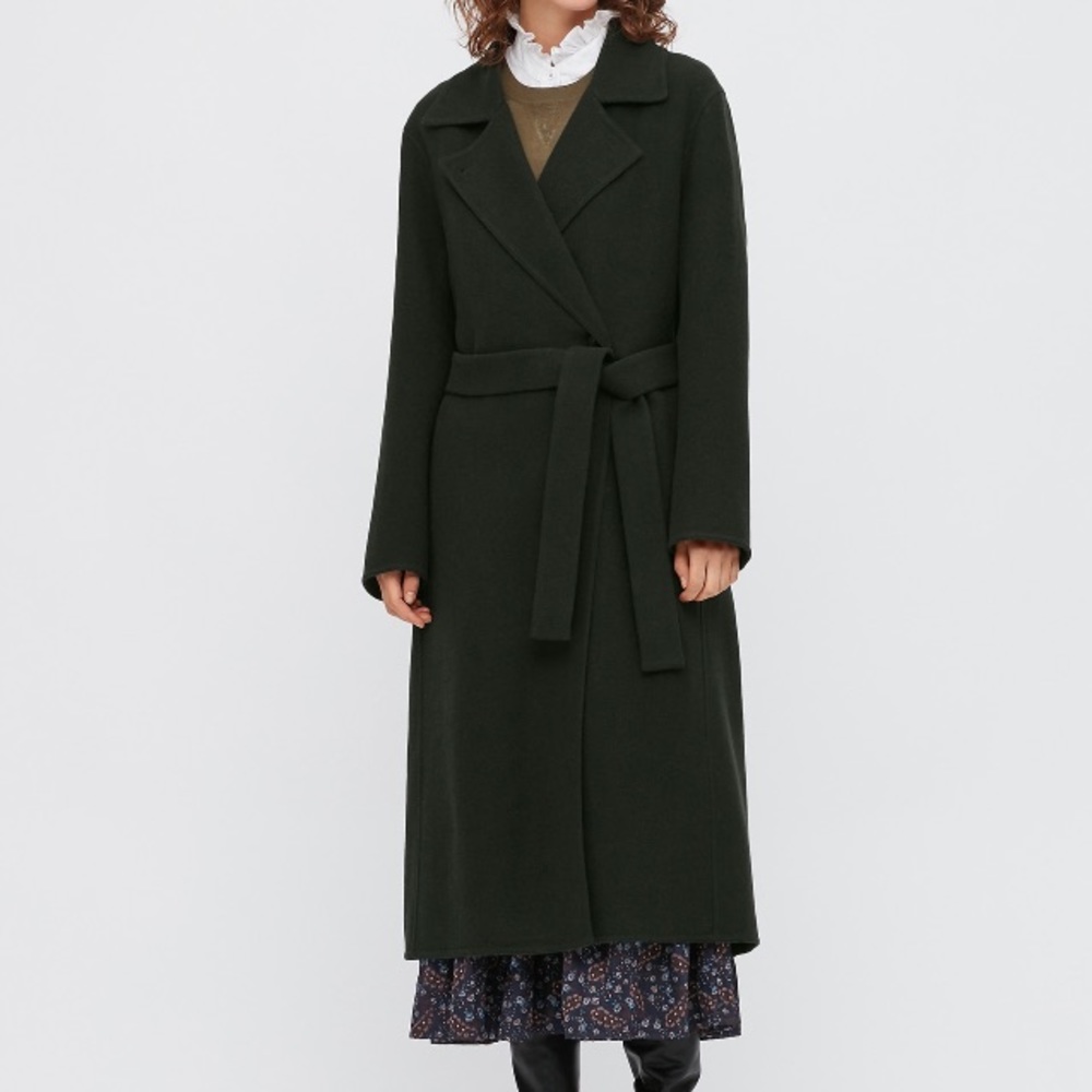 Wool trench coat